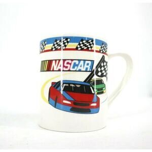 Vintage 2002 NASCAR by Gibson Coffee Mug Ceramic Cup Dishwasher Safe
